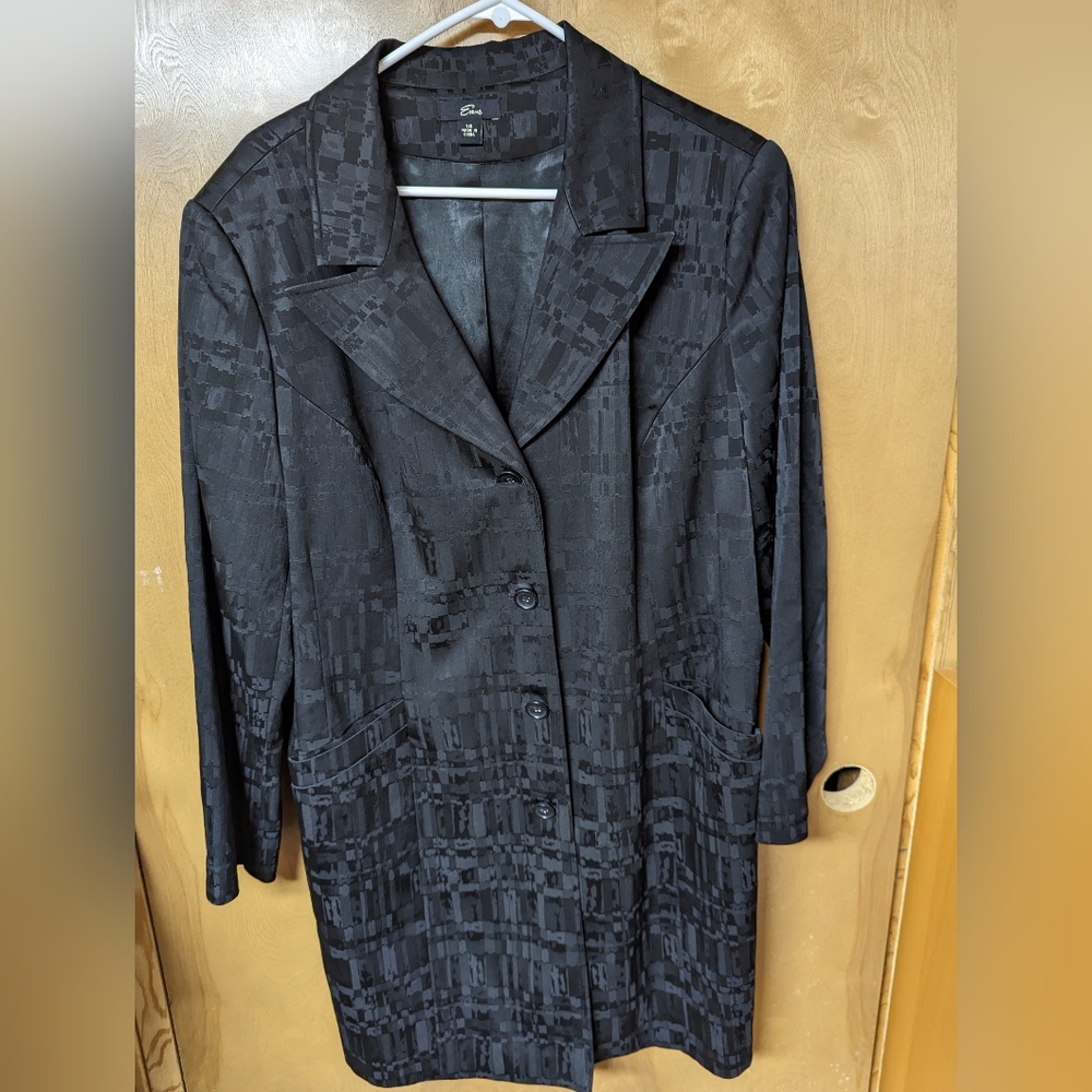 Black suit jacket Size 14